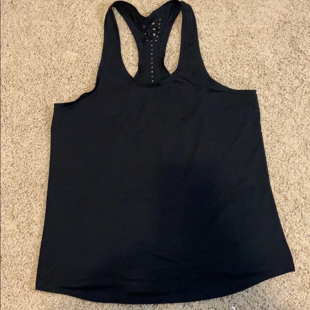 Black work out tank top